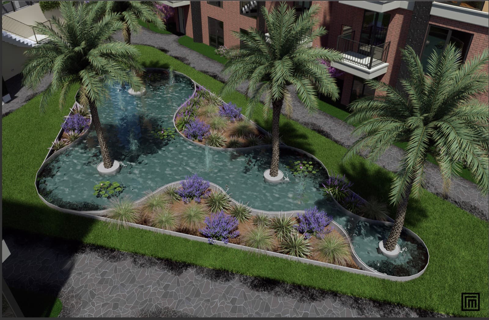 Estekent - Süs Göleti Kuş Bakışı